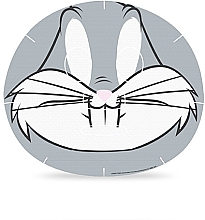 Тканинна маска для обличчя з ароматом фрезії - Mad Beauty Looney Tunes Mascarilla Facial Bugs Bunny — фото N2