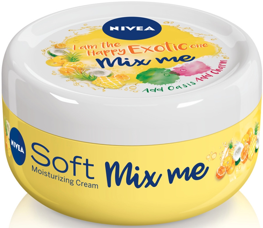 Увлажняющий крем для лица, тела и рук - NIVEA Soft Mix Me I am the Happy Exotic One