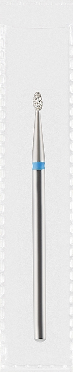 Фреза алмазная синяя "Оливка округленная", диаметр 1,6 мм, длина 3,4 мм - Divia DF006-16-B