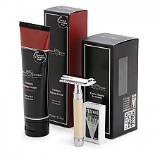 Духи, Парфюмерия, косметика Набор для бритья, GS314SCSWT - Edwin Jagger Gift Set (sh/cr/75ml + acc/1pcs)