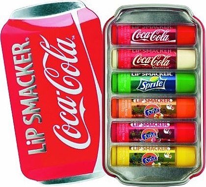 Набір бальзамів для губ - Lip Smacker Coca-Cola Flavored Lip Gloss Collection (balm/6x4g) — фото N1