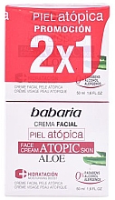 Парфумерія, косметика Набір - Babaria Aloe Facial Wrinkle Cream (cr/2x50ml)