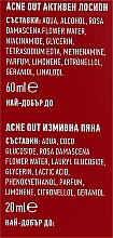 Набор для жирной и проблемной кожи: Активный антибактериальный лосьон + Мягкая очищающая пена в подарок - Biotrade Acne Out (lotion/60ml + f/foam/20ml)  — фото N4