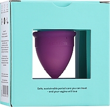 Менструальная чаша, модель 1, сиреневая - Lunette Reusable Menstrual Cup Purple Model 1 — фото N1