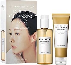 Парфумерія, косметика Набір для вмивання з центеллою - Skin1004 Madagascar Centella Double Cleansing Duo (foam/150ml+oil/200ml)