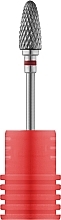 Фреза твердосплавна "Кукурудза" 092 03/500 227, 3,5 мм, червона - Nail Drill — фото N1