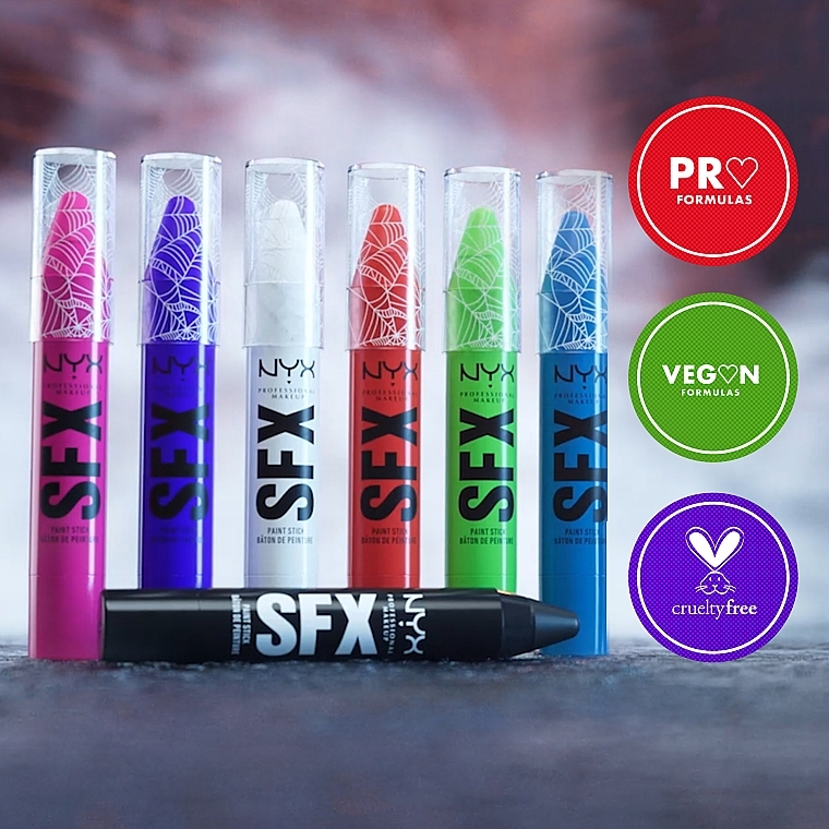 Олівець-стік для розпису обличчя й тіла - NYX Professional Makeup Halloween SFX Paint Stick — фото N11