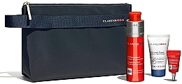 Набір - Clarins Men (f/gel/50ml + eye/gel/3ml + f/wash/30ml + bag/1pcs) — фото N2