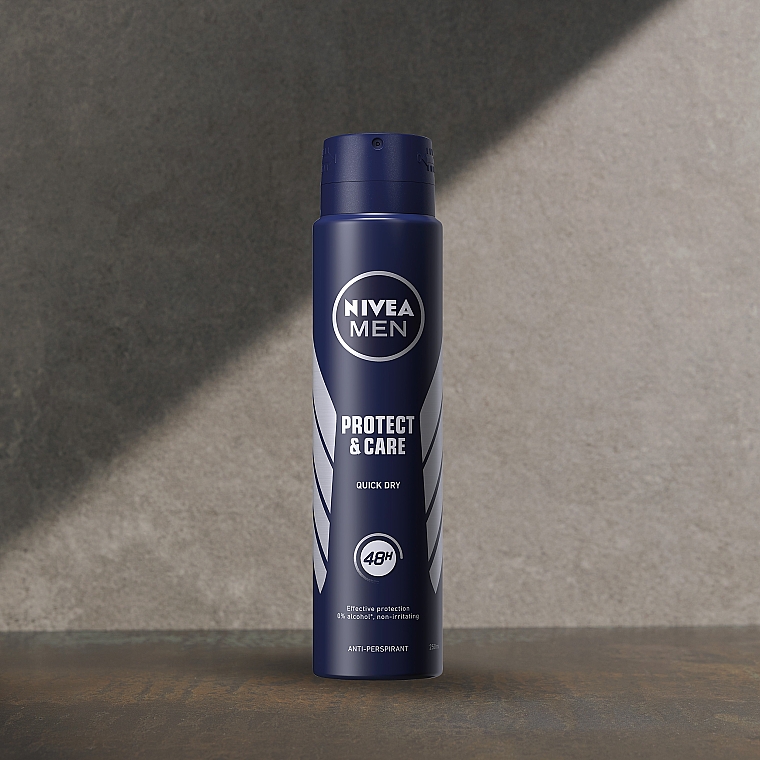 Дезодорант - NIVEA MEN Protect And Care Spray Antiperspirant Deodorant — фото N3