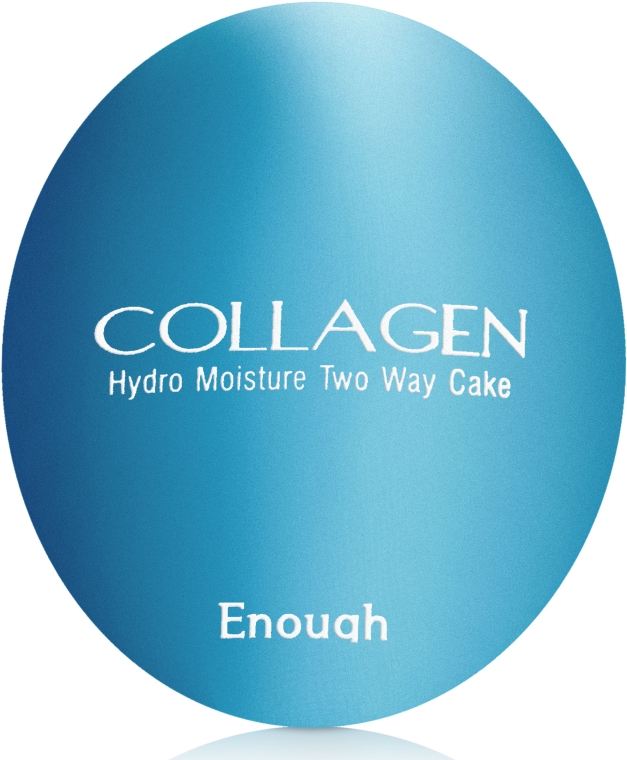 Enough Collagen Hydro Moisture Two Way Cake - Колагенова пудра зі змінним блоком № 13 SPF 25 — фото N2