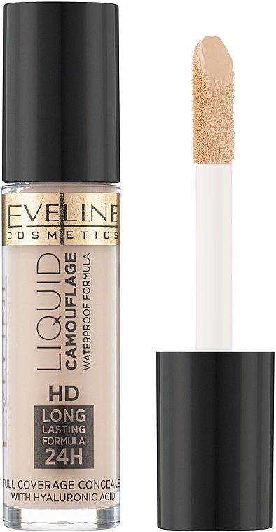 Корректор для лица - Eveline Cosmetics Liquid Camouflage HD Long Lasting Formula 24h