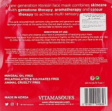 УЦІНКА Маска для обличчя "Рубін" - Vitamasques Sheet Mask Ruby * — фото N2