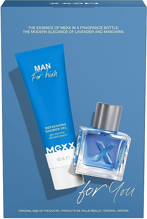 Mexx Man Gift Set - Набор (edt/30ml + sh gel/50ml) — фото N3