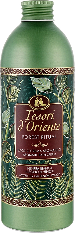 Гель-крем для ванни "Лісовий ритуал з хінокі та нінфеа" - Tesori d`Oriente Bath Cream