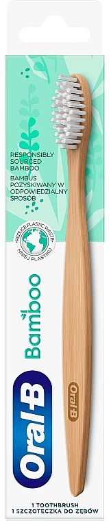 Зубная щетка "Бамбук", средней жесткости - Oral-B Bamboo — фото N1