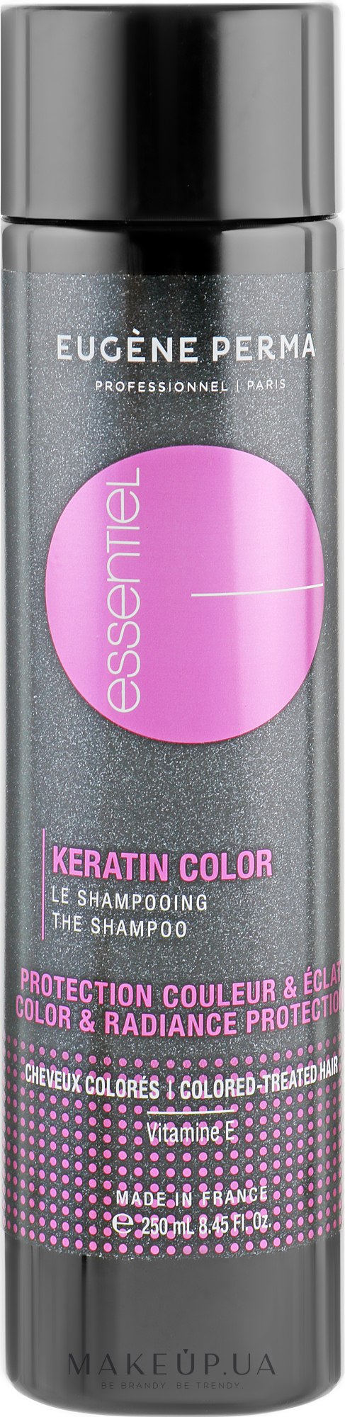 Шампунь з кератином для фарбованого волосся  - Eugene Perma Essentiel Keratin Color Shampoo — фото 250ml