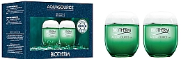 Духи, Парфюмерия, косметика Набор по уходу за лицом - Biotherm Aquasource Gel (cr/2x50ml)