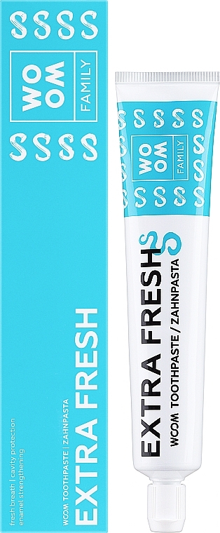 Зубная паста "Экстрасвежесть" - Woom Family Extra Fresh Toothpaste — фото N2