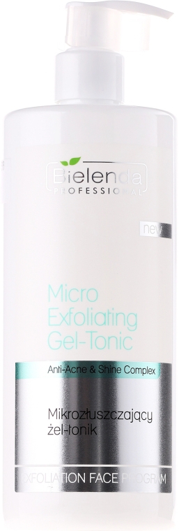 Мікровідлущувальний гель-тонік - Bielenda Professional Face Program Micro-Exfoliating Gel-Tonic — фото N3