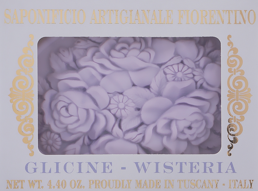 Мыло натуральное "Глициния" - Saponificio Artigianale Fiorentino Botticelli Wisteria Soap