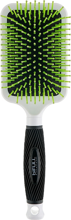 Щетка для волос "Teschio", зеленая - Perfect Beauty Hair Brush