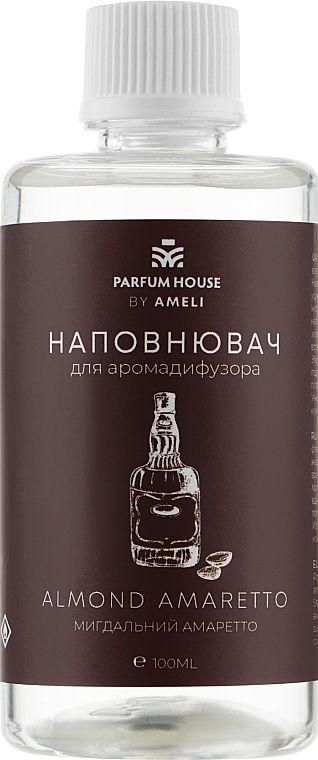 Наполнитель для диффузора "Миндальный амаретто" - Parfum House By Ameli Almond Amaretto — фото N1