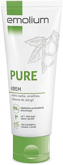 Крем для чувствительной кожи лица - Emolium Pure Cream — фото N1