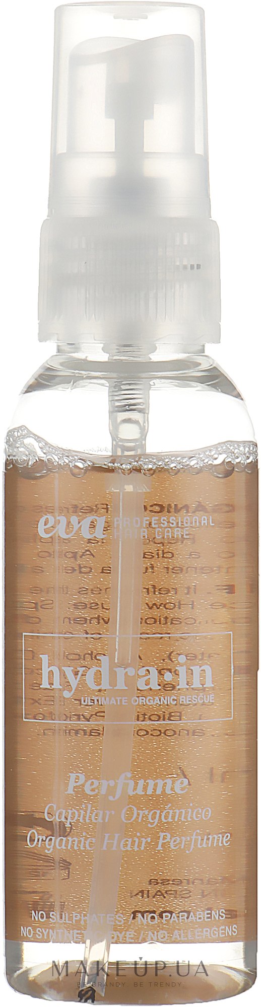 Увлажняющий органический парфюм для волос - Eva Profession Capilo Organic Hair Perfume — фото 50ml