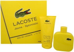 Парфумерія, косметика Lacoste Eau de Lacoste L.12.12 Yellow Jaune - Набір (edt/100ml + sh/gel/150ml)