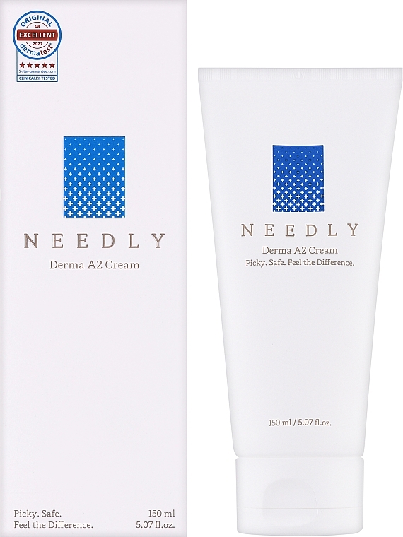 Увлажняющий крем для сухой и чувствительной кожи лица и тела - Needly Derma A2 Cream — фото N2