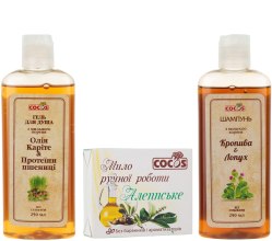 Духи, Парфюмерия, косметика РАСПРОДАЖА Набор - Cocos (sham/250ml + show/gel/250ml + soap/100g) *