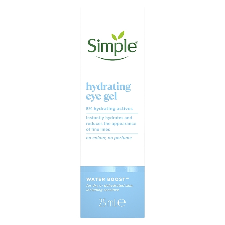 Увлажняющий гель для области вокруг глаз - Simple Water Boost Hydrating Eye Gel — фото N2