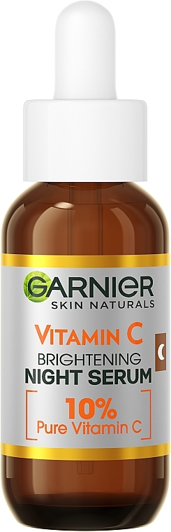 Ночная сыворотка с витамином С для уменьшения видимости пигментных пятен, морщин и выравнивания тона кожи - Garnier Skin Active Vitamin C Night Serum