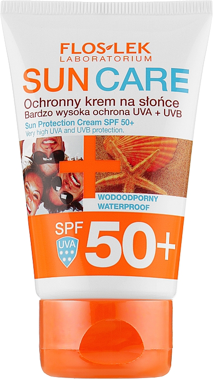 Солнцезащитный крем для загара SPF50+ - Floslek Sun Protection Cream SPF50+ — фото N1