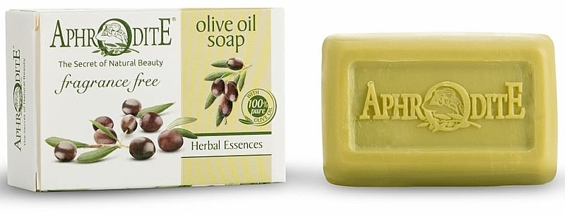 Мыло оливковое натуральное - Aphrodite Olive Oil Soap — фото N1