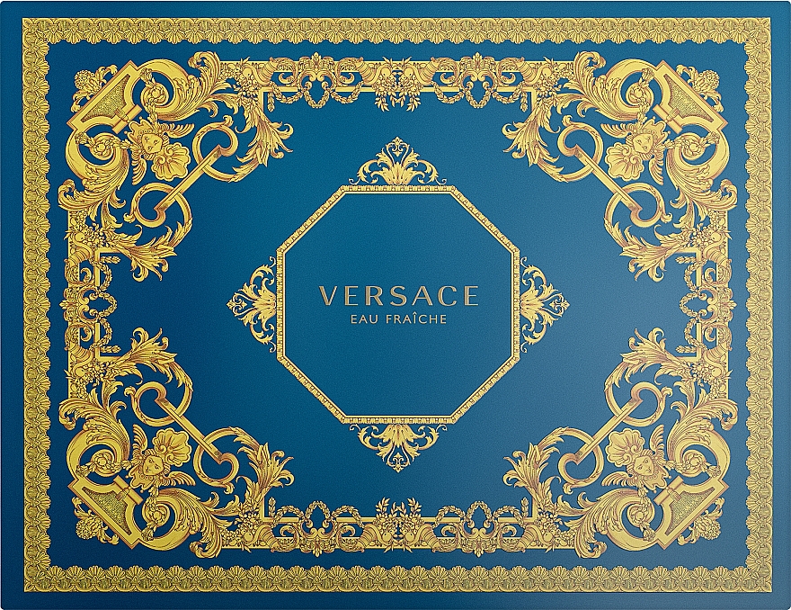 Versace Man Eau Fraiche - Набір (edt/50ml + sh/gel/50ml + ash/b/50ml) — фото N1