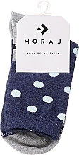Шкарпетки жіночі CSL 250-892, сині - Moraj — фото N1