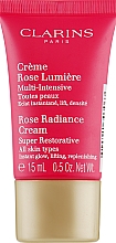 Парфумерія, косметика Відновлювальний денний крем від зморщок - Clarins Super Restorative Rose Radiance Cream (міні)