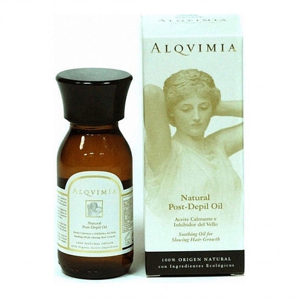 Увлажняющее масло для тела после депиляции - Alqvimia Natural Post-Depil Oil — фото N1