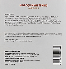 Освітлювальна сироватка - SesDerma Laboratories Hidroquin — фото N3