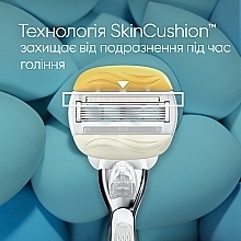 Сменные кассеты для бритья, 4 шт. - Gillette Venus Comfortglide & Olay Coconut Refills — фото N4