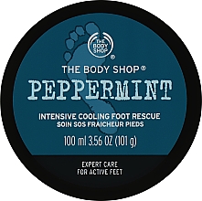 Восстанавливающий крем для ног - The Body Shop Peppermint Intensive Cooling Foot Rescue — фото N1