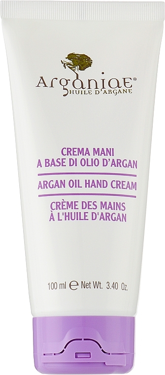 Пом'якшувальний заспокійливий крем для рук з аргановою олією - Arganiae Argan Oil Hand Cream — фото N3