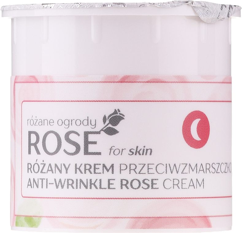 Нічний крем проти зморщок - Floslek Rose For Skin Anti-Wrinkle Night Cream Refill — фото N3