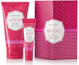 Парфумерія, косметика Набір - Mary Kay Sugar & Spice (lip/balm/8g + b/lot/73ml)