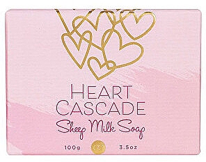Мыло из овечьего молока, светло-розовое - Accentra Heart Cascade Sheep Milk Soap — фото N1