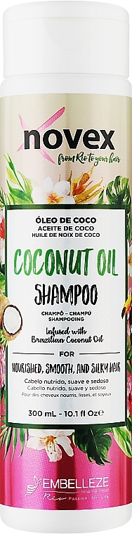 Шампунь для волос - Novex Coconut Oil Shampoo — фото N1