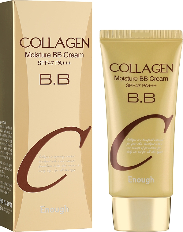 Увлажняющий BB-крем с коллагеном - Enough Collagen Moisture BB Cream SPF47PA+++ — фото N2
