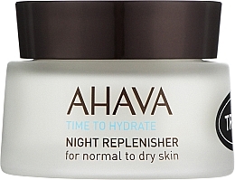 Парфумерія, косметика Живильний нічний крем - Ahava Time To Hydrate Night Replenisher Normal to Dry Skin (тестер)