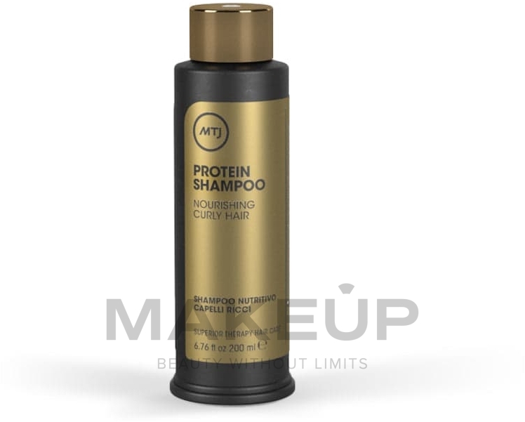 Питательный шампунь для кудрявых волос - MTJ Cosmetics Protein Shampoo — фото 200ml